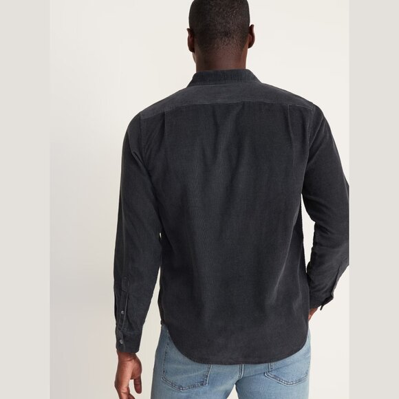 Old Navy Regular-Fit Corduroy Shirt Matcha Green XL - Picture 3 of 7